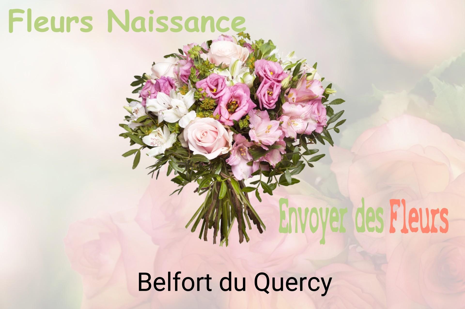 Bouquet de fleurs de naissance livré à Belfort-du-Quercy