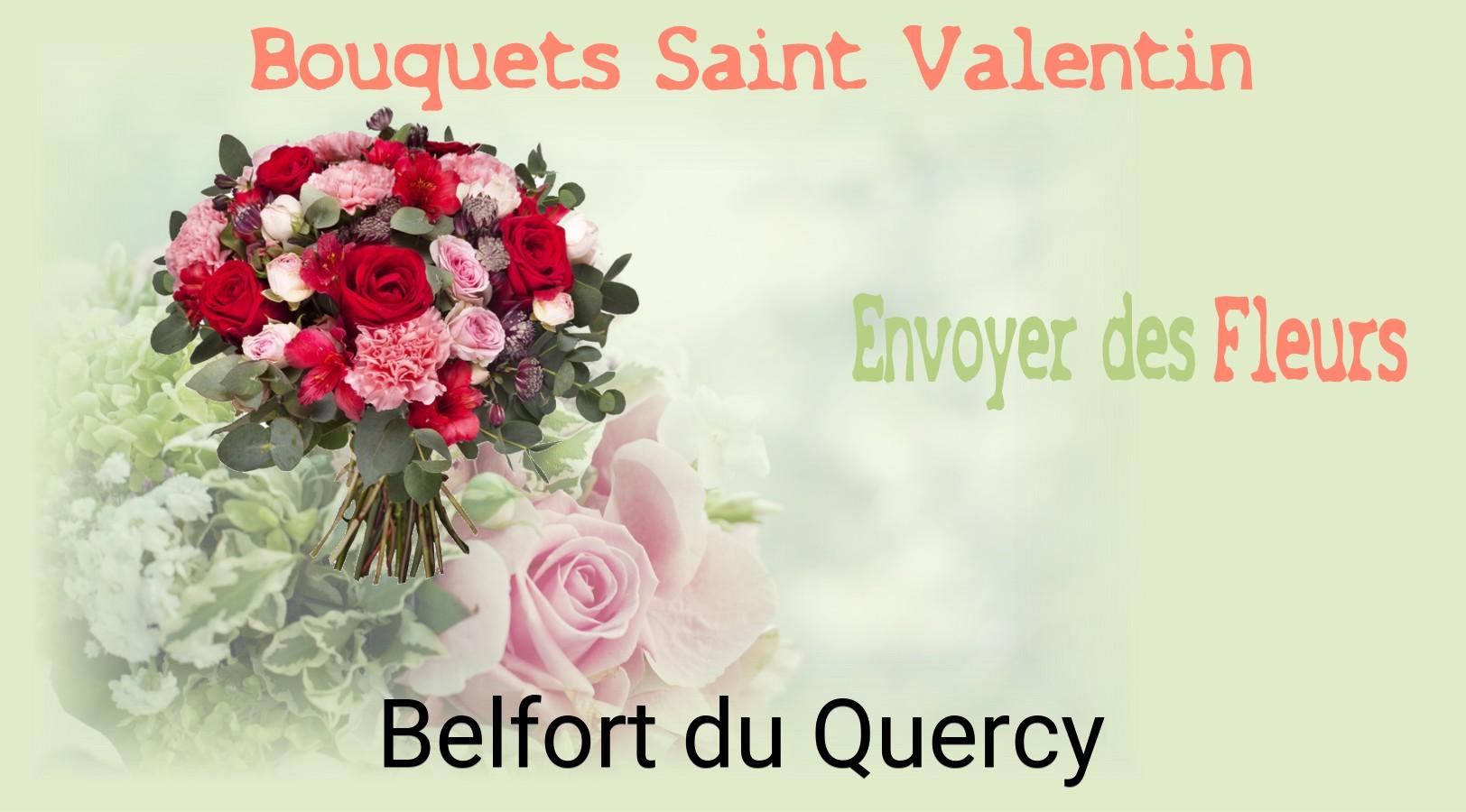 Roses de Saint-Valentin livrées à Belfort-du-Quercy